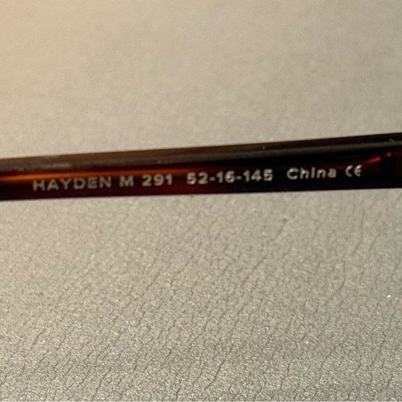 Warby Parker Eyeglasses Frames HAYDEN M 291 Tortoise Square Horn Rim 52-16-145 - Picture 6 of 8